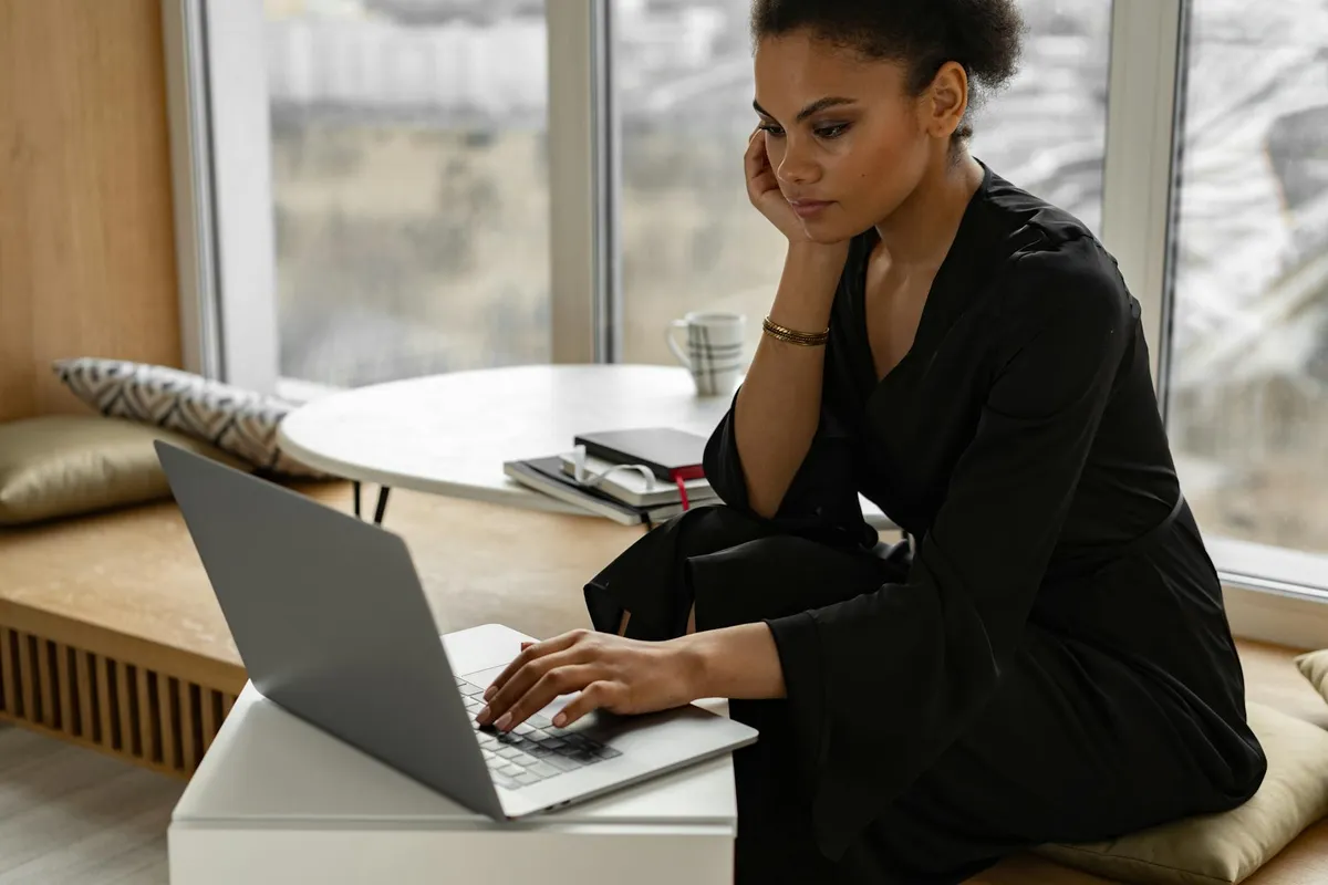 A solo consultant's home office workspace